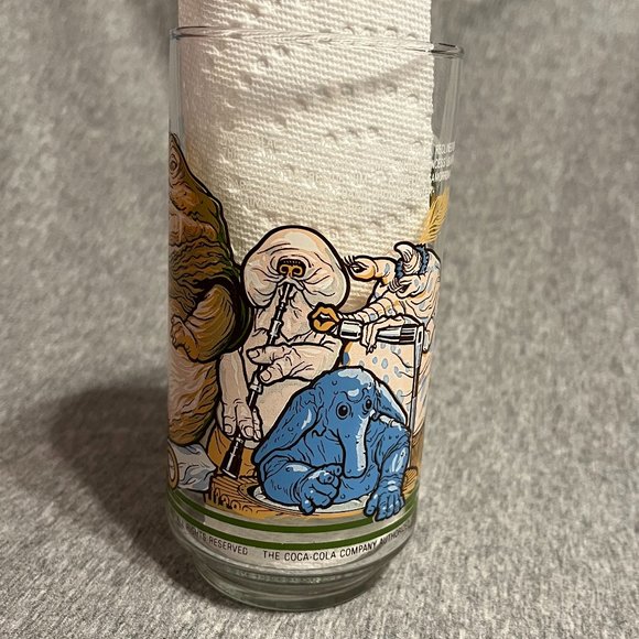 Burger King Coca-Cola Return of the Jedi Jabba The Hutt glass 1983 - Picture 2 of 6